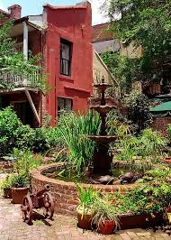 New Orleans French Quarter Courtyard Hotel Maison De Ville Courtyard New Orleans Homes New Orleans French Quarter Backyard
