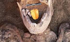 Mummies with a golden tongue discovered in Egypt