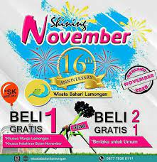 Check spelling or type a new query. Wisata Bahari Lamongan Promo Beli Ticket 1 Gratis 1 Buruaaan Fajarmaker Com