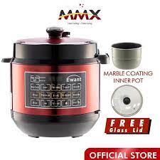 How does a pressure cooker work? Mmx Ewant 12 In 1 Multi Function 6l Smart Pressure Rice Cooker With Rendang Function Mmxybd6 100ar Mc Gl With Marble Coating Inner Pot Red New Pgmall