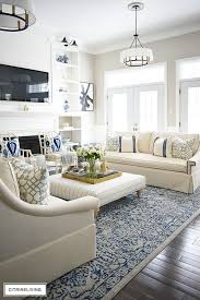 Living Room Reveal With New White Sofas In 2020 Condo Living Room Living Room Furniture Layout Living Room White