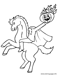 Get the markers out and make an average day a little more magical (for free!) by printing out a few of our favorite fairy, rainbow, and baby unicorn coloring pages. Halloween S Headless Horsemana58b Coloring Pages Printable