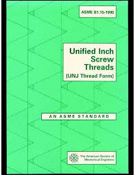 Asme B1 15 1995 Unified Inch Screw Threads Unj Thread Form
