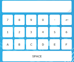 Layout For On Screen Hexadecimal Keyboard User Experience Stack Exchange