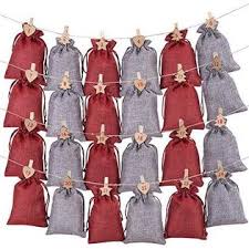 Check spelling or type a new query. Shallylu Christmas Advent Calendar 24 Days Countdown Advent Calendar Garland With Christmas Wooden Clips Candy Gift Bags For