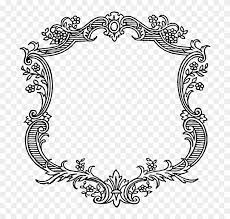 Set of vintage borders in victorian style, perfect for alcohol labels packaging and many other uses. Border Png Vector Clipart Vintage Borders And Frames Transparent Png 700x719 3670054 Pngfind