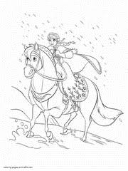 Everyone in this world would love to see this picture, because it can make us comfortable and peaceful. Vegas Sou Frozen 2 Horse Coloring Pages