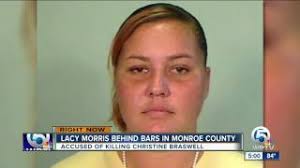 Lacy Morris behind bars in Monroe County