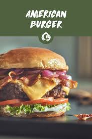American Burger Amerikanische Burger Burger Grillen Rezept Lebensmittel Essen