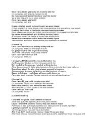 Once I Was 7 Years Old Paroles Divertissement General