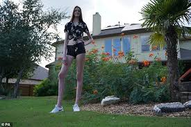 Maci (@_maci.c) on tiktok | 35.4m likes. That S Pin Credible Woman 17 Who Stands Tall At 6ft 10in Has The Longest Legs In The World Daily Mail Online