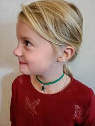 Gingerbread boy minimalist personalized choker necklace for girls