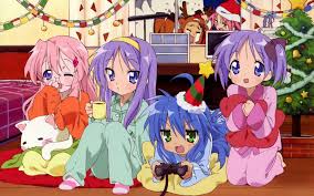 Happy Holidays From Anime Herald By Mike Ferreira Anime Christmas Lucky Star Star Wallpaper
