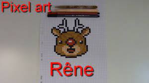 Ensemble de tissu polaire polaire,fat squares 20x20cm x 10 couleurs,neotrims uk. Pixel Art Noel Polaire Rodolphe Renne De Noel Pixel Art