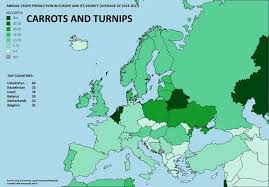 Crops Production In Europe And Its Vicinity Kg Capita Crop Production Europe Turnip