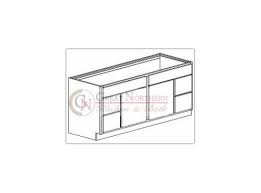 Bertch 12 3 drawer base cabinet (sku: Bertch 60 Single Bowl Vanity For Hall Bath