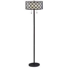 Allen Roth 63 In Oil Rubbed Bronze Floor Lamp With Metal Shade Ch0102 Fl Floor Lamp Indoor Floor Lamps Bronze Floor Lamp