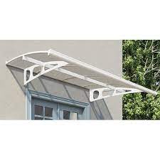 Bordeaux 2230 7 Ft W X 5 Ft D Plastic Standard Door Awning Door Awning House Awnings Patio Awning