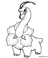 Staraptor coloring page from generation iv pokemon category. Meganium Pokemon Coloring Pages Cartoons Coloring Pages Coloring Pages For Kids And Adults