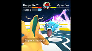 Pokemon Go Dragonite Vs Gyarados Epic Battles Youtube