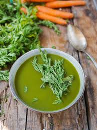 Soupe Aux Fanes De Carottes Recette Carotte Fane Comment Faire Une Soupe Recette Fanes De Carottes