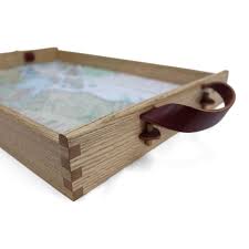 Nautical Chart Serving Tray Wedding Gift Anniversary Gift Housewarming Home Decor