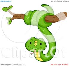 Maybe you would like to learn more about one of these? Clipart Happy Green Snake Coiled Around A Tree Branch Royalty Free Vector Illustration By Bnp Design Studio 1096372
