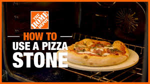 To get your pizza dough to slide onto a pizza stone without sticking, you need to coat the underside of the dough with a large amount of semolina flour. How To Use A Pizza Stone Kitchen Appliances The Home Depot Youtube