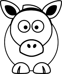 In coloringcrew.com find hundreds of coloring pages of donkeys and online coloring pages for free. Simple Donkey Coloring Page For Kids