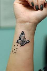 Butterfly tattoos are a good choice for a first tattoo because the design doesn't need to be big to be striking. 54 Divine Butterfly Wrist Tattoos Design