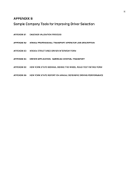 Check spelling or type a new query. Appendix B Sample Company Tools For Improving Driver Selection Driver Selection Tests And Measurement The National Academies Press