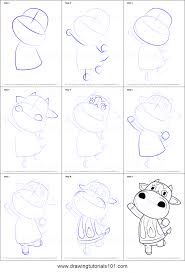 How To Draw Patty From Animal Crossing Printable Drawing Sheet By Drawingtutorials101 Com Animal Crossing Fan Art Animal Crossing Drawing Sheet