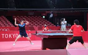 Singapore's yu mengyu in action against juan liu of the united states, on july 27, 2021. Jq1eakmkbt81cm