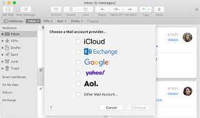 How to create a new admin account on your mac. Add An Email Account To Mail On Your Mac Apple Support