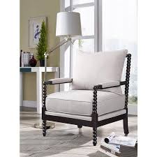 Lifestyle Solutions Casual Beige Accent Chair Lowes Com Beige Accent Chair Accent Chairs Luxury Chairs
