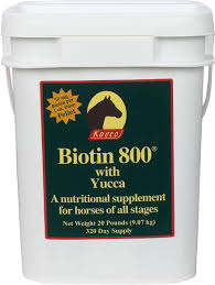 biotin 800 with yucca nutritional hoof supplement for horses