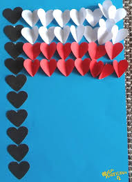 Flaga z serduszek - Odkryj nowe pomysły na prace plastyczne dla dzieci!