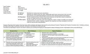 Lkpd kelas 2 semester 2 tahun 2021. Download Silabus Bahasa Indonesia Kelas 7 Guru Paud