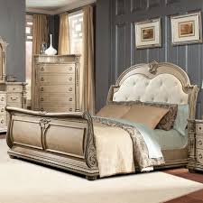 Monaco Traditional King Sleigh Bed With Diamond Tufted Headboard By Davis International At Ivan Smith Furniture Bedroom Sets Queen Bed Furniture Home