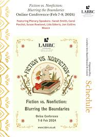 Fiction vs. Non-Fiction: Blurring the Boundaries – London Arts-Based  Research Centre