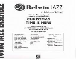 christmas time is here holiday music jazz ensemble big