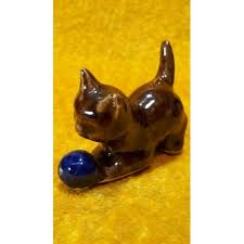 Retro El Boyama Seramik Kucuk Kedi Biblo Fiyati Ve Ozellikleri Gittigidiyor