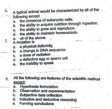 Maybe you would like to learn more about one of these? 6 A Typical Animal Would Be Characterized By All Of Chegg Com