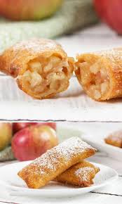 How To Make Apple Pie Egg Rolls Food Recipes I May Be Aging Myself Here But Do You Remember Being A Kid The Old Ap Food Real Food Recipes Foodie Recipes