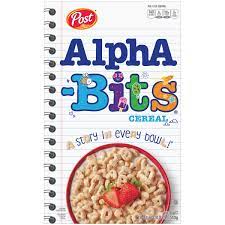 Product details · this alphabet cereal is fun for the whole family. Post Alpha Bits Cereal Kosher 18 Ounce 1 Count Walmart Com