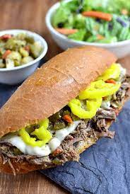 Crock Pot Italian Beef Sandwiches Iowa Girl Eats Recipe Hot Sandwich Recipes Recipes Italian Beef Sandwiches