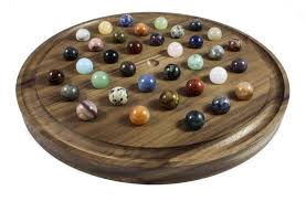 Solitaire Game Board Walnut In 2020 Solitaire Games Board Games Games