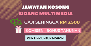 Pelajar jurusan perniagaan, marketing, pereka grafik serta admin boleh memohon dengan kemasukan segera. Terkini Jawatan Kosong Untuk Anda Yang Mahir Dalam Multimedia Gaji Sehingga Rm3 500 Klik Untuk Mohon