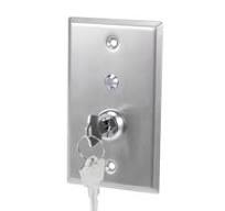Uxcell Key Switch On Off Exit Switches Emergency Door Release SPST w DC 12V Red Green LED Indicator