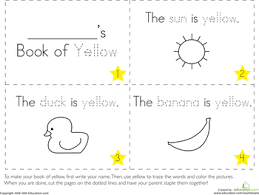 The Color Yellow Color Worksheets For Preschool Preschool Worksheets Free Printables Free Preschool Worksheets